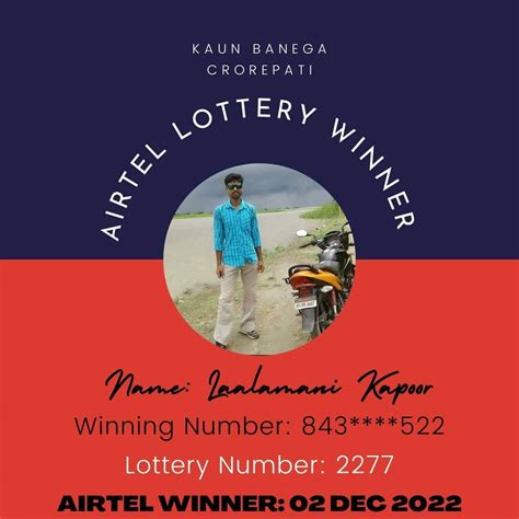 kbc airtel lottery winner 2020 list|Dear Customer, You may receive many calls in these days about .